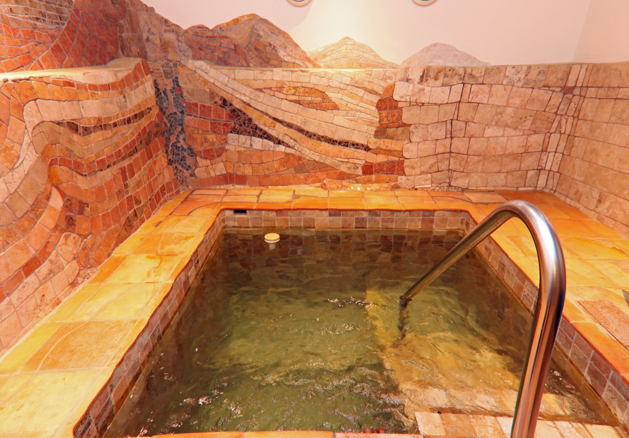 The immersion pool at the Boulder Mikvah